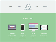 Tablet Screenshot of michaelamahler.com